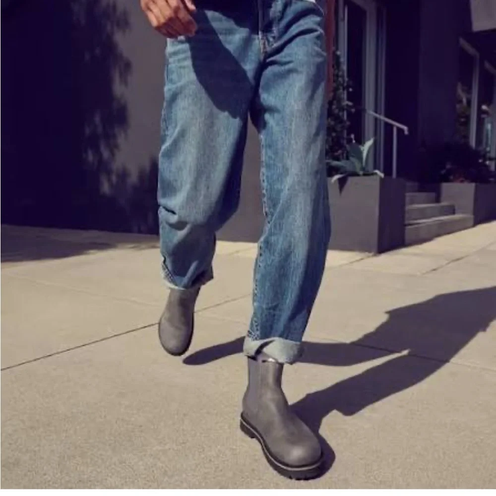 Birkenstock MEN Highwood Slip On Suede Chelsea Color:GRAPHITE UK 41 US 8-8.5 NEW